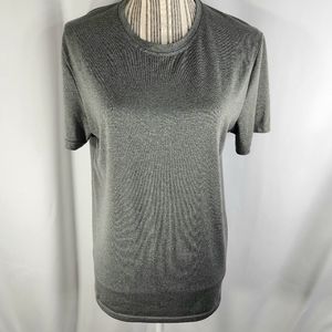 Layer 8 Quick-Dry Grey Athletic Tee Unisex Size Small